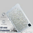thumbnail image 5 of ELEHOLD for iPad Air 4th Generation 10.9 inch Glitter Case Slim Lightweight Anti-Scratch Shockproof Full Protective Gradient Glossy Glitter Back Case for iPad Air 4 (2020) - Gold, 5 of 7