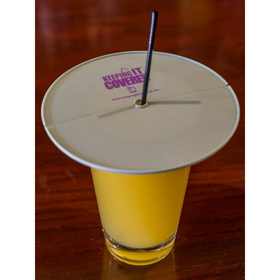 Silicone Gray Beverage Cover