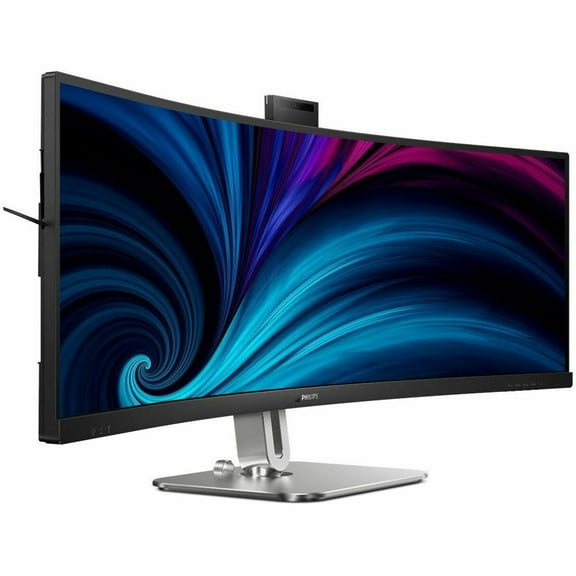 Philips 49B2U6900CH 49" Class Webcam Dual Quad HD [DQHD] Curved Screen LED Monitor - 32:9 - Textured Charcoal