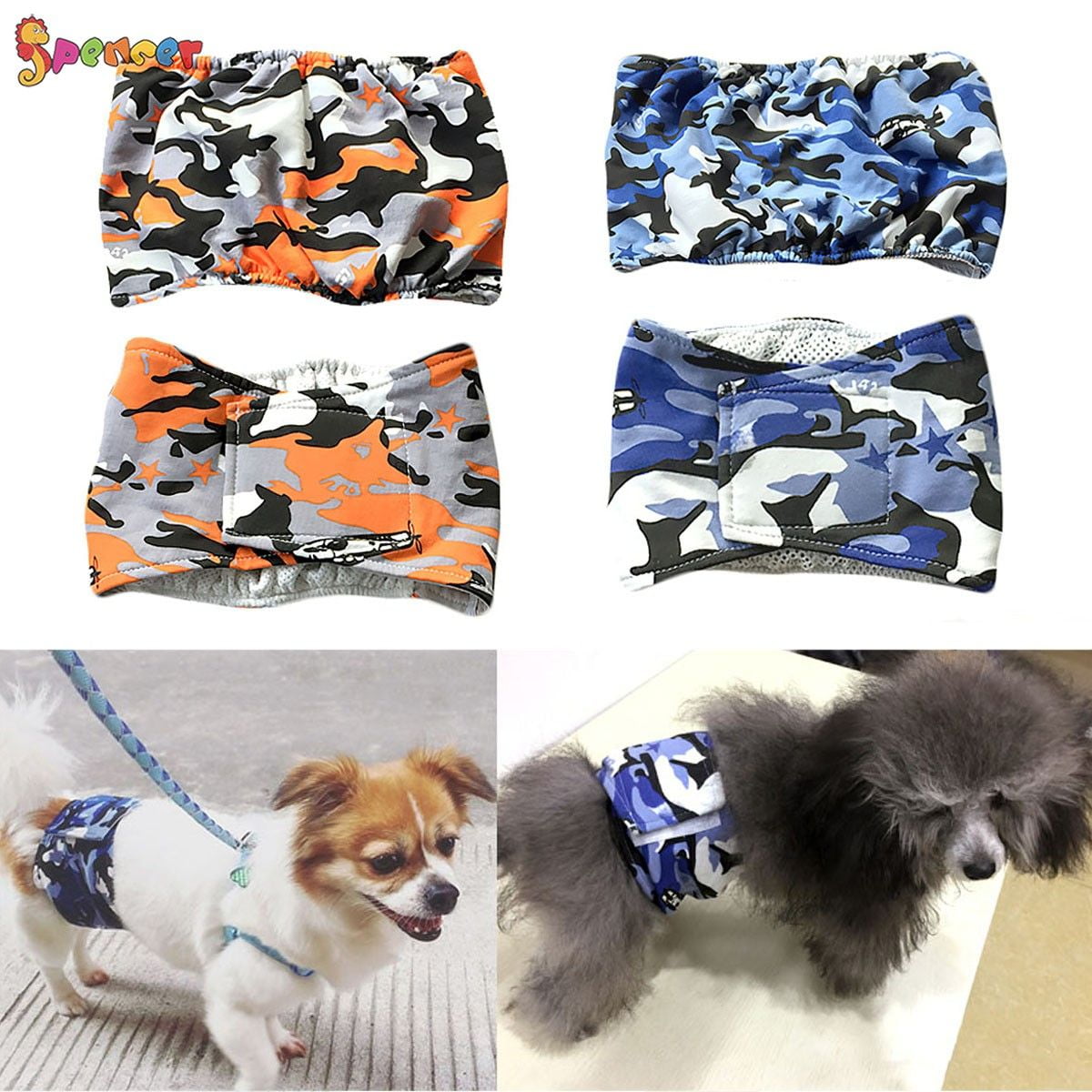Belly Bands For Male Dogs Washable Dog Diaper Male, Reusable Male