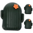 thumbnail image 1 of 3pcs Soap Case with Lid Cartoon Cactus Soap Box Travel Soap Case Portable Soap Container, 1 of 8