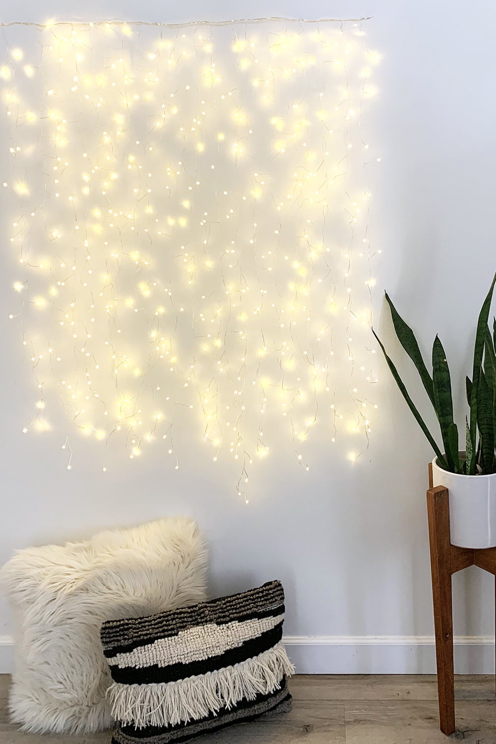 boho bedroom string lights