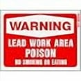 thumbnail image 3 of Hy-Ko Warning Lead Work Area Plastic Sign, 3 of 3