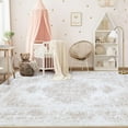 thumbnail image 2 of Area Rug 6x9 Living Room Rug, Machine Washable Vintage Distressed Medallion Rug Non-Slip Soft Low Pile Large Indoor Rugs for Bedroom Kitchen Dining Room Office, 2 of 7