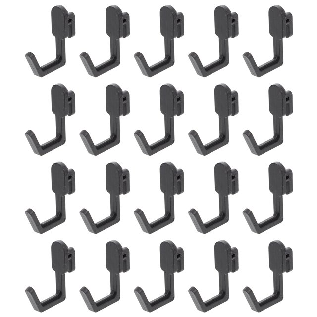 20pcs ganchos de estante pegado gancho gancho gancho j forma garaje garaje ganchos