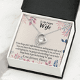 thumbnail image 4 of À Ma Fiancée, Je Ferai Tout Mieux pour Toujours Collier w Message Card, 4 of 8