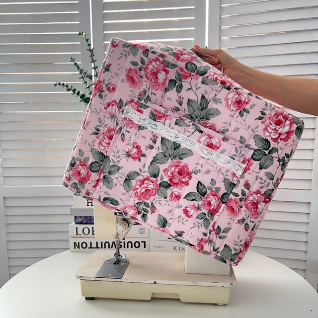 Funda Antipolvo para Máquina Coser Tela Con Bolsillos Almacenamiento Herramientas Plegables (estilo 12)