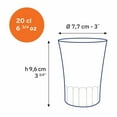 thumbnail image 2 of Verre Duralex Amalfi Transparent 200ml, Ensemble de 4, 2 of 2
