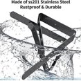 thumbnail image 5 of 16 Pack Tablecloth Clips for Outdoor Tables Stainless Steel Picnic Table Clips for Table Cloth Metal Table Cover Clips Table Skirt Clips Clips for Pic, 5 of 5
