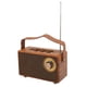thumbnail image 4 of Altavoz Bluetooth retro con diseño de veta de madera, sonido estéreo de alta fidelidad, Bluetooth 5.3, radio vintage recargable por USB, 4 of 15