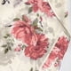 thumbnail image 2 of TaTaai Women's V-Neck Chiffon Shirt Double Layer Three-Quarter Sleeve Loose Blouse Floral Print A-Line Top Breathable Elegant Wear Gift, 2 of 6