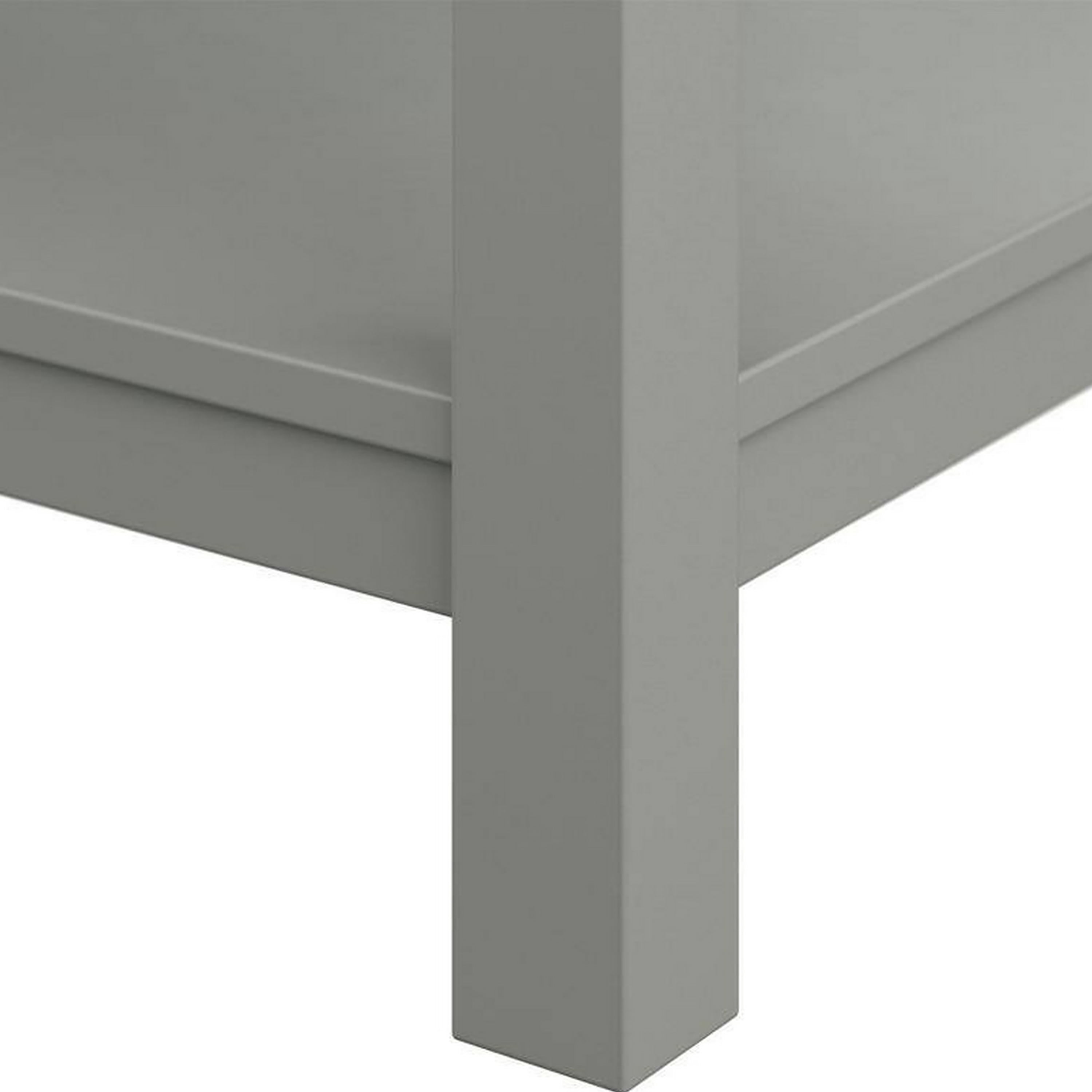 Furniture of America Freya 31" Gray Single Bathroom Vanity with White Carrera Marble Top and Undermount Sink