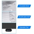thumbnail image 6 of Compact Refrigerator, Safeplus 3.4 cu ft. Unit Cold-rolled Sheet Mini Refrigerator with freezer, Dorm fridge with Adjustable Removable Shelves,Black, 6 of 9