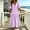 Purple, variant on Womens Deep V Neck Puff Short Sleeve Tired Maxi Dress Boho Long Flowy Summer Dresses Light Blue XL(XL)
