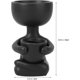 thumbnail image 5 of Jinyi Ceramic Planter Pot Portrait Flower Pot Table Succulent Cactus Vase Sitting Human Shaped Flower Holder Desktop Plant Container (1pc, Black), 5 of 5