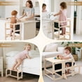 thumbnail image 4 of Torre plegable 4 en 1 Cravenook para niños pequeños, taburete de cocina, 4 of 8