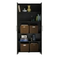 thumbnail image 3 of Camberly 36" Utility Storage Cabinet, Black Oak, 3 of 9