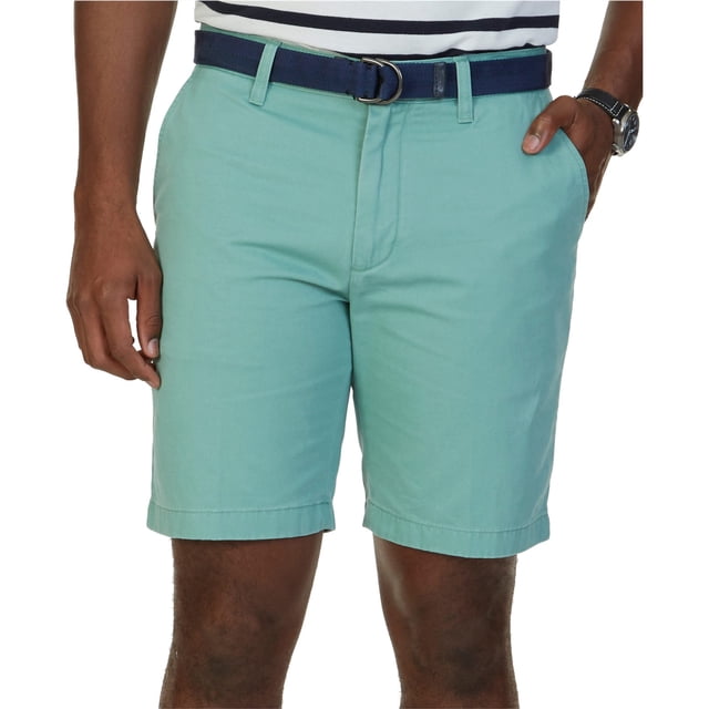 Nautica Mens Deck Casual Chino Shorts, Verde, 42 Nautica chino