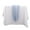 Dusty Blue, variant on Efavormart 5 Pack White Sheer Crinkled Organza Wedding Napkins, Premium Shimmer Decorative Dinner Napkins - 21"x21"