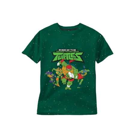 Short Sleeve TMNT Cartoon Graphic Tee Shirt (Big (Best Cartoons For Boys)