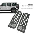 thumbnail image 3 of 2PCS Rear Door Window Decals Aluminum Alloy Glass Panel Cover for  JL Gladiator JT Unlimited 4 Door, 3 of 8