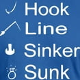 thumbnail image 3 of CafePress - Hook, Line, Sinker, Sunk Men's Fitted T Shirt (Dar - Men's Fitted T-Shirt, 3 of 4