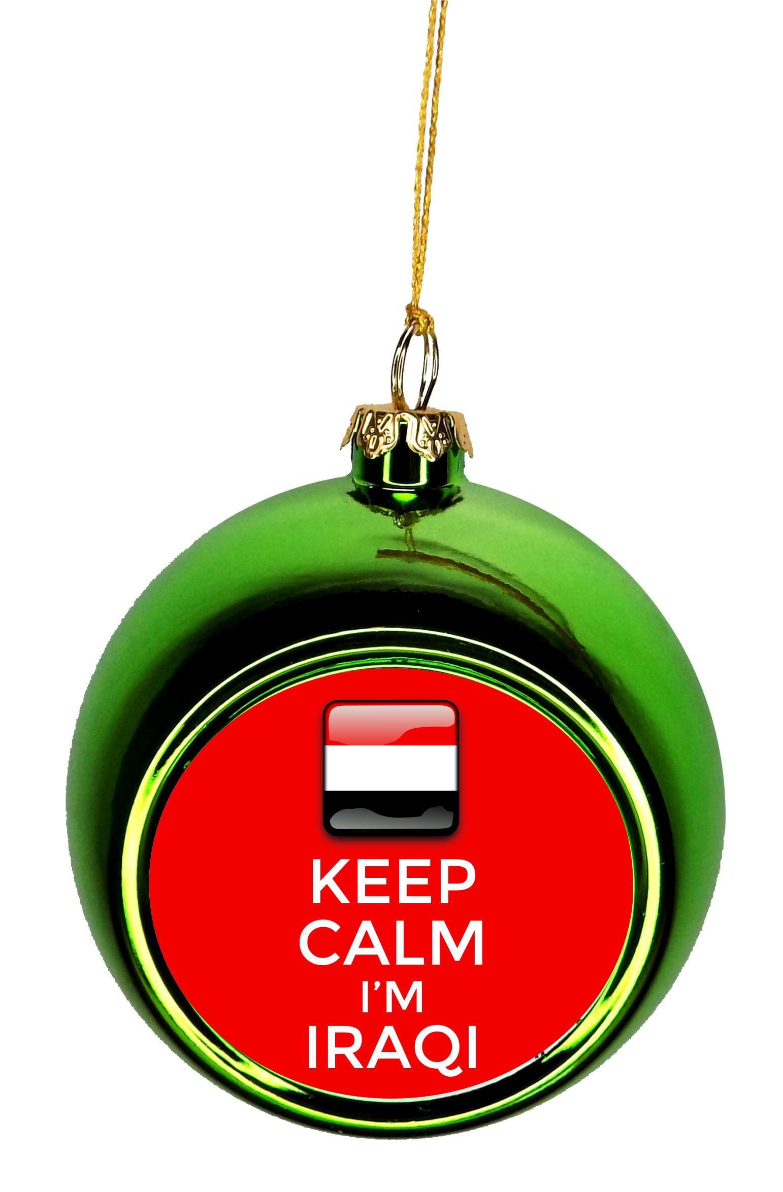 Keep Calm I M Italian Flag Italy Ornaments Green Bauble