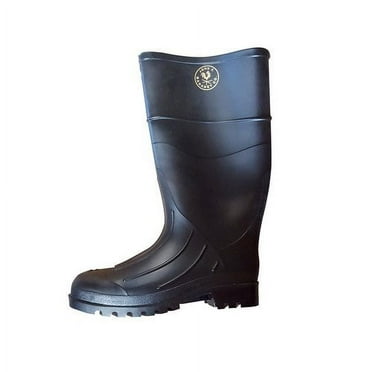 PVC Knee High Boots, Size, 12, 16"