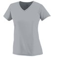 thumbnail image 1 of 1790A Ladies Wicking Tee, Silver - Large, 1 of 1