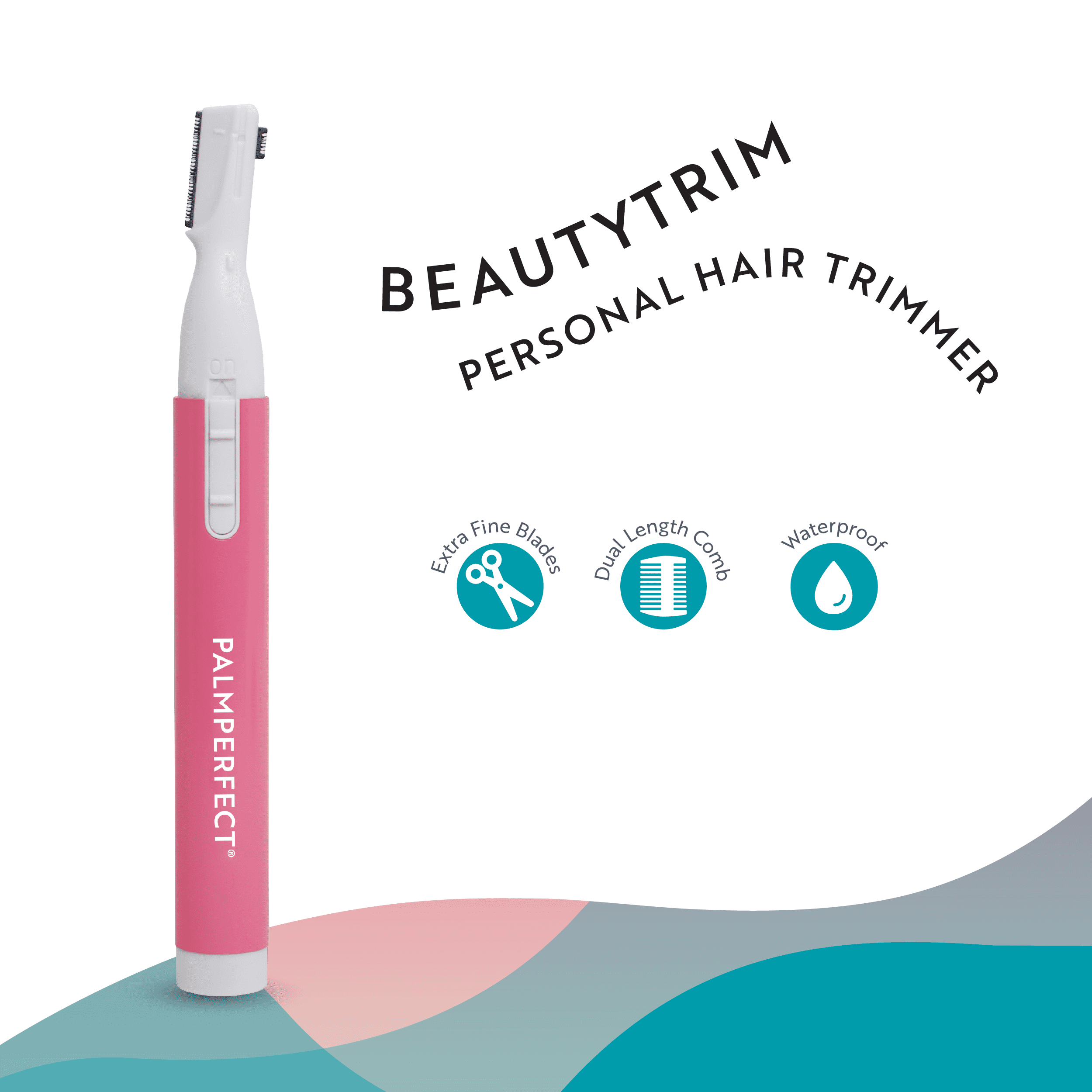 Palmperfect Beautytrim, Battery-Operated Personal Hair Trimmer, Female Electric Shavers