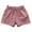 Pink A, variant on KYAIGUO Baby Toddler Girls Summer Cotton Shorts Kids Athletic Pull on Shorts Solid Color Casual Elastic Waist Short Pants for 1-8 Years Old