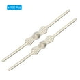 thumbnail image 3 of Uxcell 40mm/1.6" Length Chandelier Connector Clip Chandelier Bowtie Pin Silver 100 Pack, 3 of 6