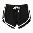 thumbnail image 2 of KPOPLK Athletic Shorts for Women S-3XL Summer High Waisted Workout Shorts Dolphin Running Shorts Tennis with Zip Pocket Size XXXL,Black, 2 of 6