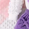 thumbnail image 3 of Tiijoy Infant Girls Outfits Puff Sleeve Pullover Top and Bow Skirt 2Pcs Set, Sizes 18-24M, 3 of 8