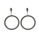 thumbnail image 1 of Pendientes de mujer Pendientes de moda Pendientes de acero inoxidable con forma de corazón Pendientes de cristal para mujer, 1 of 6