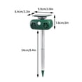 thumbnail image 3 of Repelente ultrasónico Fiudx para animales en exteriores con sensor de movimiento luz y sonido, 3 of 7