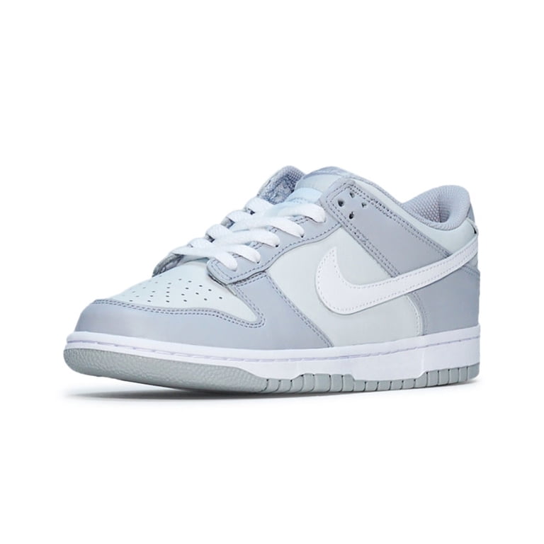 Big Kid's Nike Dunk Low Pure Platinum/White-Wolf Grey (DH9765 001