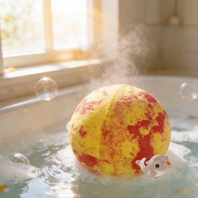 Deeceymbur Essential Oil Exploding Bath Bombs Handcrafted Natural Aromatherapy Relaxation Skin Nourishing Home Spa Gift