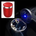 thumbnail image 3 of de coche, con material acero inoxidable con , accesorios desmontables para coche, mini interior, de ceniza de par Rojo, 3 of 6