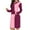 Pink 1, variant on Kaemgyyd Long Sleeve Dress for Women Fashion Lightweight Pocket Midi Hoodie Dress Fall Sweatshirts Dress for Women