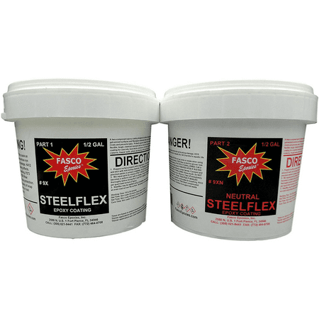 9XW Fasco Epoxies - Steelflex White - Gallon Kit