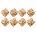 thumbnail image 3 of 8Pcs Country Style Water Woven Napkin Ring, Hand-Woven Straw Napkin Ring, Farmhouse Natural Napkin Buckle, 3 of 10