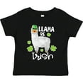 thumbnail image 3 of Inktastic St. Patrick's Day Llama Be Irish with Green Shamrocks Boys or Girls Toddler T-Shirt, 3 of 5