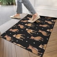 thumbnail image 4 of Pitbull Dog and Footprint Door Rugs,Washable Non Slip Door Mats Indoor,Decorative Door Mats,Entry Mat Indoor for Entrance,Bedroom,Kitchen,Bathroom,17"x30", 4 of 6