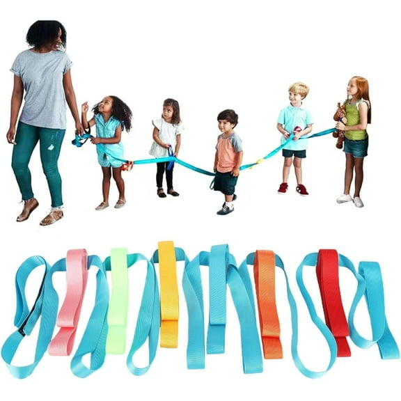 SkyAuks Child Leashes for Kids 2 to 12, Walking Rope for Preschool, AntiâLost Children Line Ropes Adjustable Colorful Handles Kids School Supplies for Preschool and Daycare