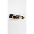 thumbnail image 2 of Cinturón para Mujer Madewell Triple Sujetador Metálico, Negro, Grande, 2 of 5
