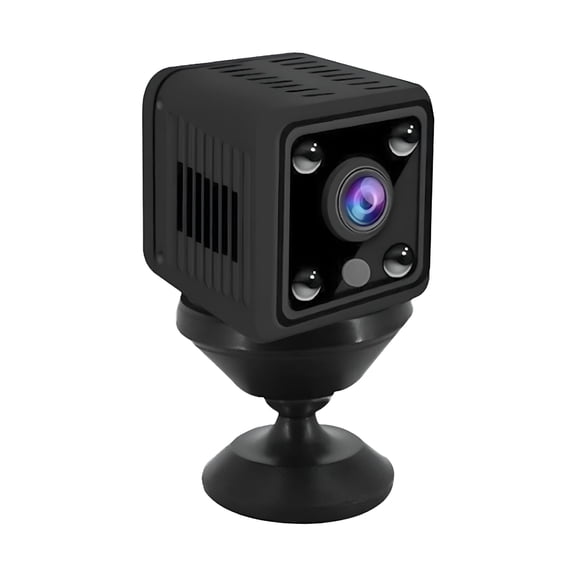 GJX Mini Camera Video Cam Full HD Camcorder 155° Wide Angle IR Night Vision Motion Detection WiFi Function 128GB Extended Memory for Baby Pet Home Monitoring