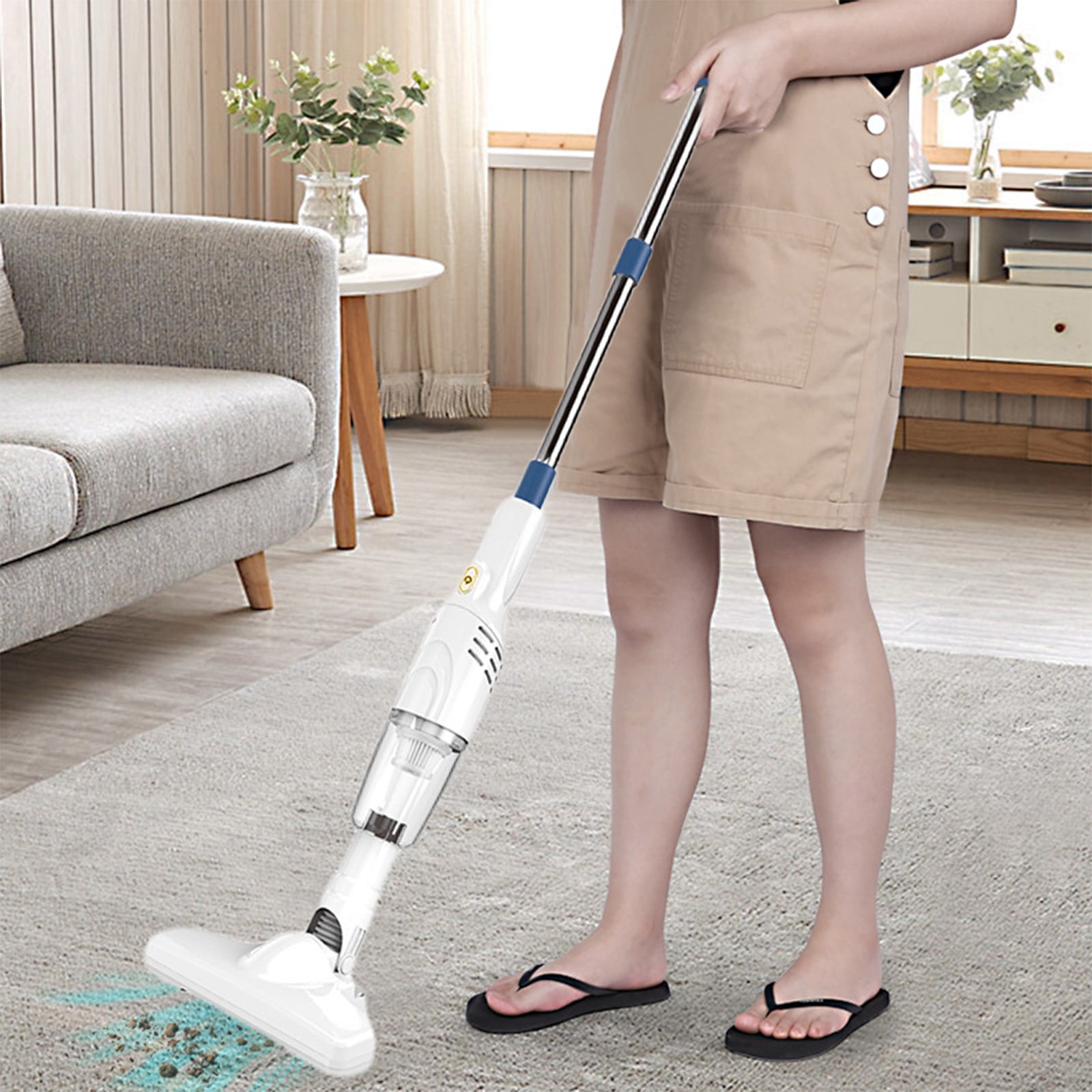 vankin Lightweight Stick Vacuum Cleaner with 30-Minute Runtime for Carpet and Hardwood Floors, Powerful Pet Hair Cleaning Clearance