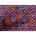 thumbnail image 4 of oneOone Tissu en Coton Cambric Chevron Ikat Imprimé 1 Yard 56 Pouces de Large, 4 of 4