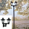 thumbnail image 3 of HIBIBUD Solar Post Lights Outdoor,67 Inch Vintage Solar Powered Pathway Lights with 6 Crystal Panels,IP65 Waterproof Auto On/Off Cool White LED Garden Lights for Yard,Porch,Walkway,Backyard, 3 of 7